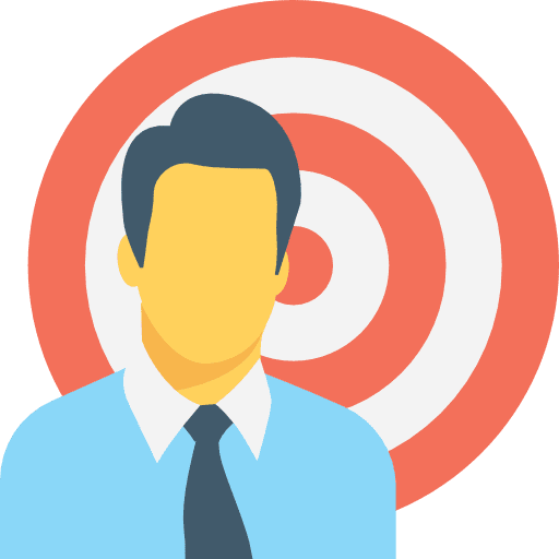 Target business seo marketing icon