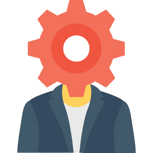 Settings construction and tools avatar people icon