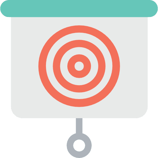 Target darts weapons archery icon