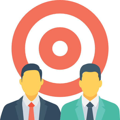 Target target people seo and web icon