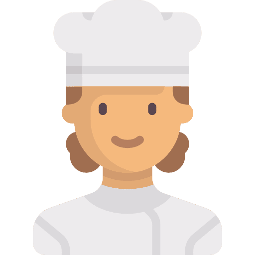 Chef user chef woman icon