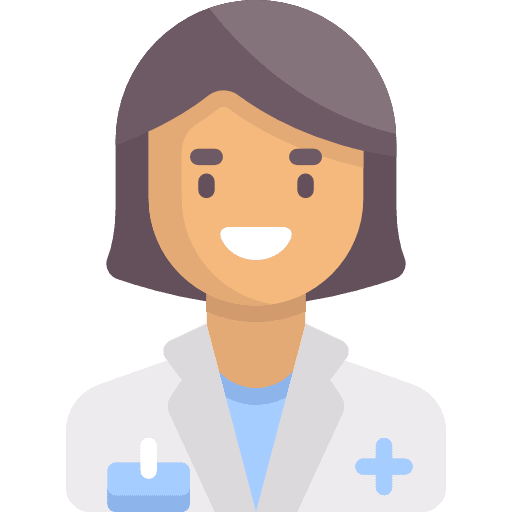 Doctor user woman social icon
