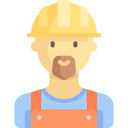 Builder avatar profile man icon