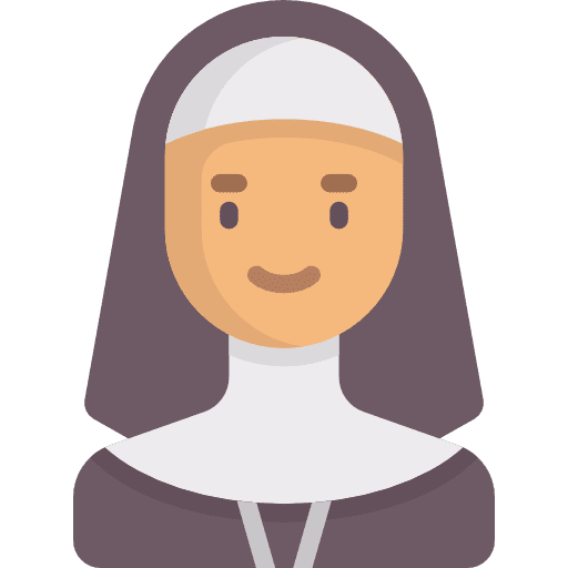 Nun user nun christian icon