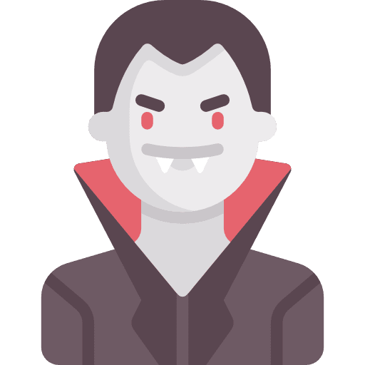 Vampire people man social icon