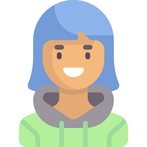 Girl profile user people icon