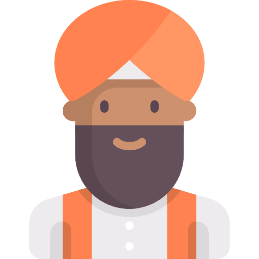 Man social profile avatar icon