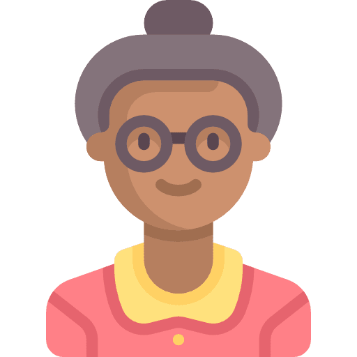 Woman black person profile woman icon