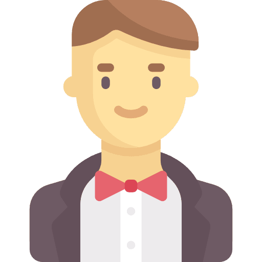 Man social profile avatar icon