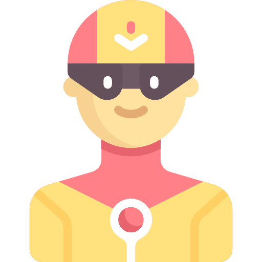 Superhero superhero people profile icon