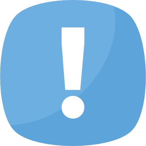 Exclamation alert danger warning icon