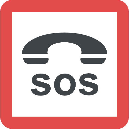 Sos symbols interface signs icon