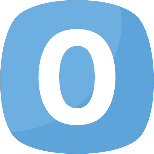 Zero numbers ui shapes and symbols icon