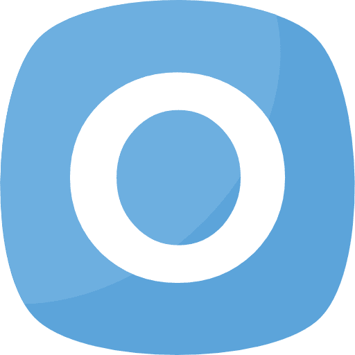 Letter o letter o abecedary alphabet icon