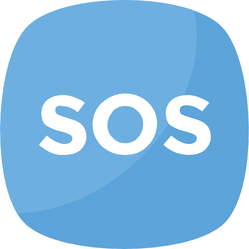Sos sos symbols letters icon