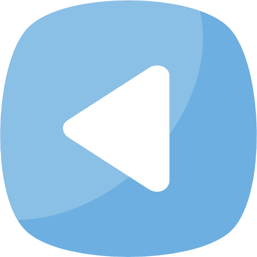 Left arrow return back arrows icon