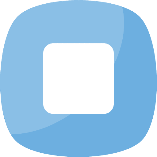 Stop interface shapes and symbols multimedia icon