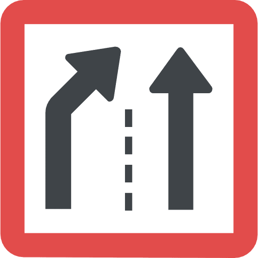 Traffic sign traffic sign arrows direction icon