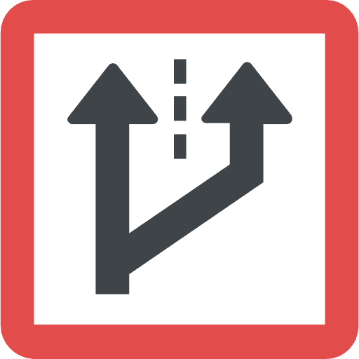 Traffic sign shapes and symbols traffic circulation icon