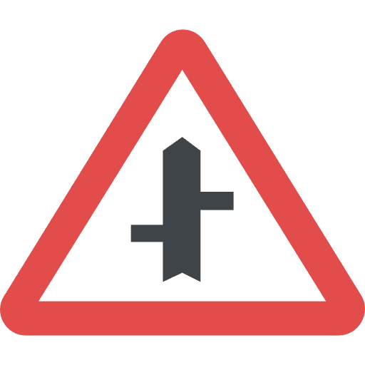 Traffic sign circulation signs signaling icon