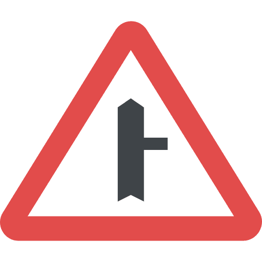 Traffic sign shapes and symbols circulation traffic sign icon