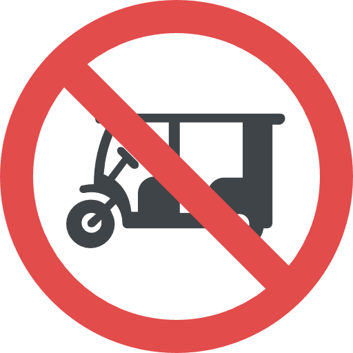 Tuk tuk signaling tuk tuk traffic icon