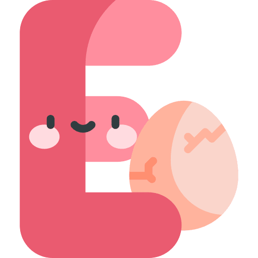 E alphabet vowel capital letter icon