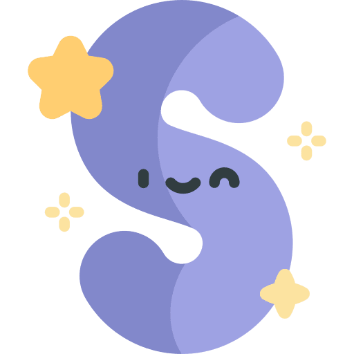 S abecedary star alphabet icon