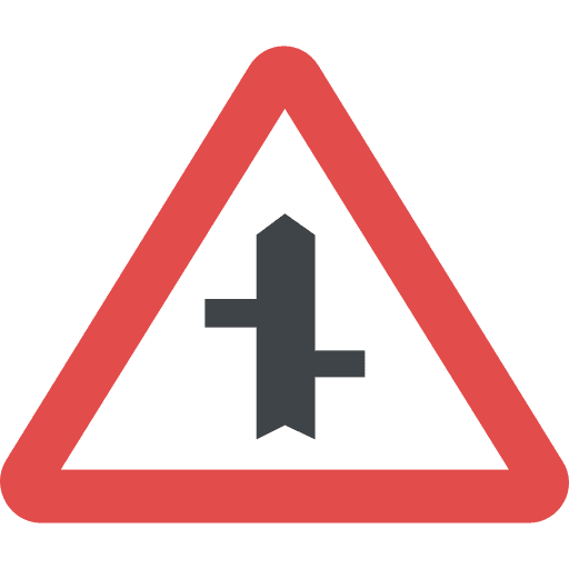 Traffic sign signaling shapes and symbols traffic sign icon