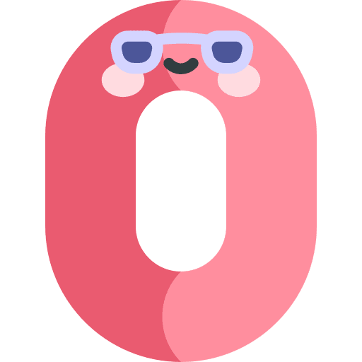 0 zero sign number icon