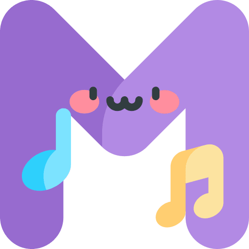 M m music alphabet icon
