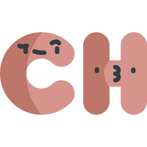 Ch alphabet ch learn icon