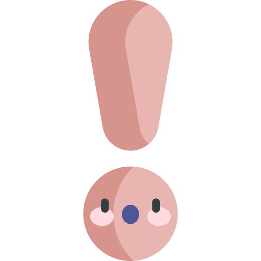 Exclamation mark character exclamation mark symbol icon