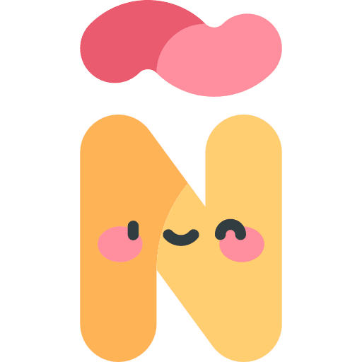 N alphabet education consonant icon