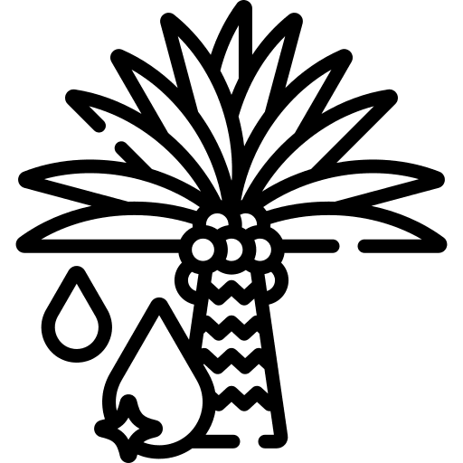 Palm oil botanical tree nature icon