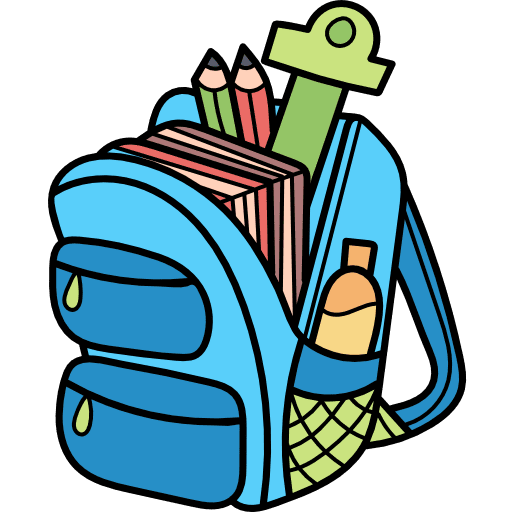 Backpack baggage luggage travel icon
