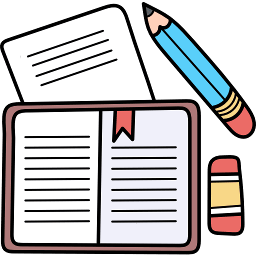 Homework reading entertainment open book icon