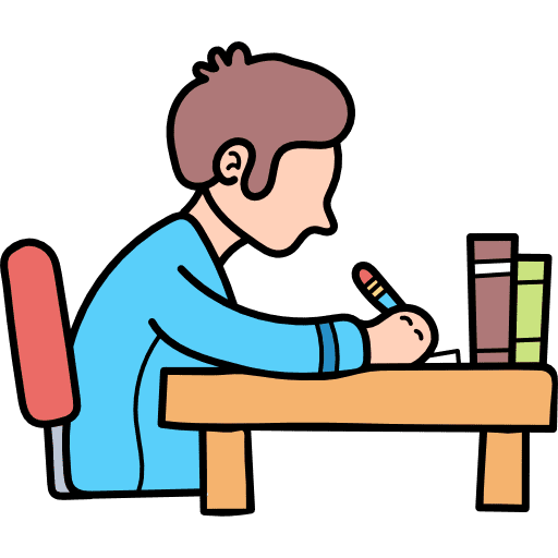 Studying people humanpictos education icon