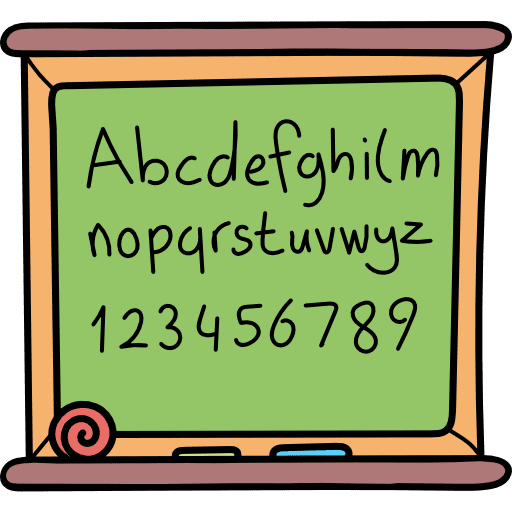 Blackboard class education eraser icon