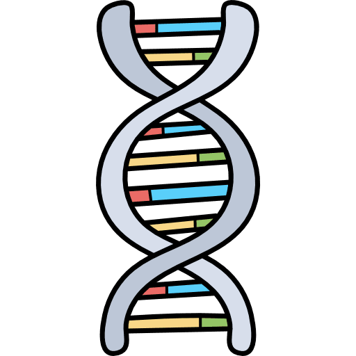 Dna education science dna icon