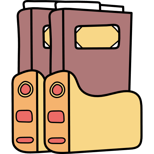 Folder office material file storage interface icon