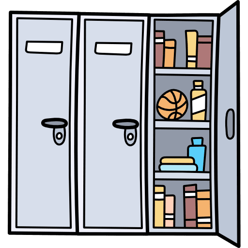 Lockers furniture and household furniture drawer icon