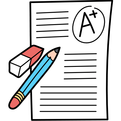 Exam exam file test icon