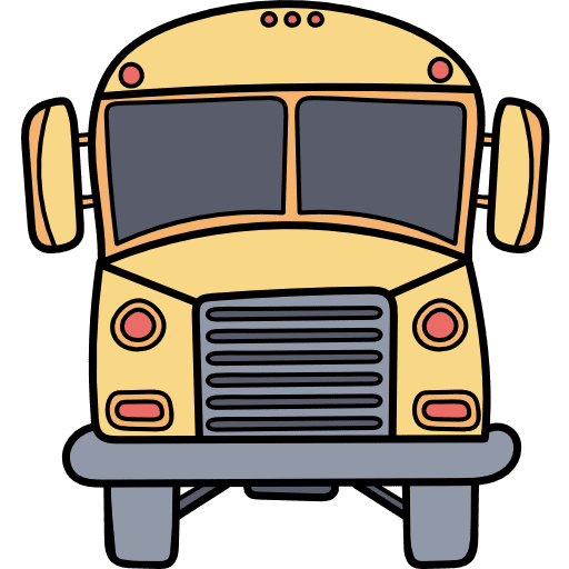 School bus school bus transportation back to school icon