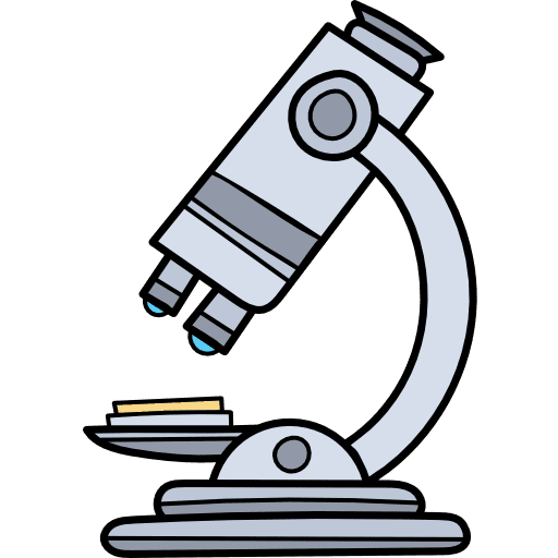 Microscope education observation tools and utensils icon