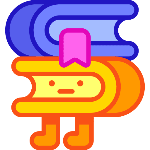 Books subjects reading flat icon