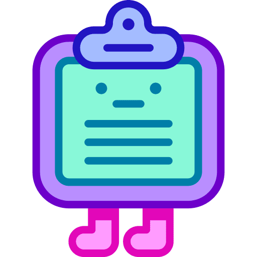 Clipboard paper medical listed icon