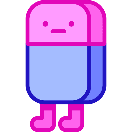Eraser pencil eraser clean pen eraser icon