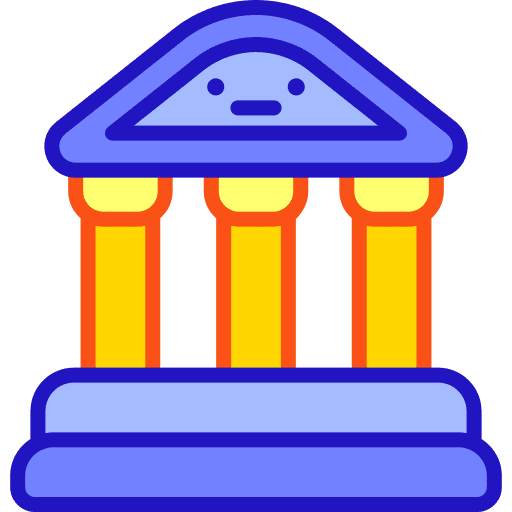 College university high school buildings icon College university high school buildings icon