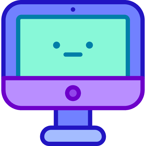 Computer screen technology monitor icon Computer screen technology monitor icon